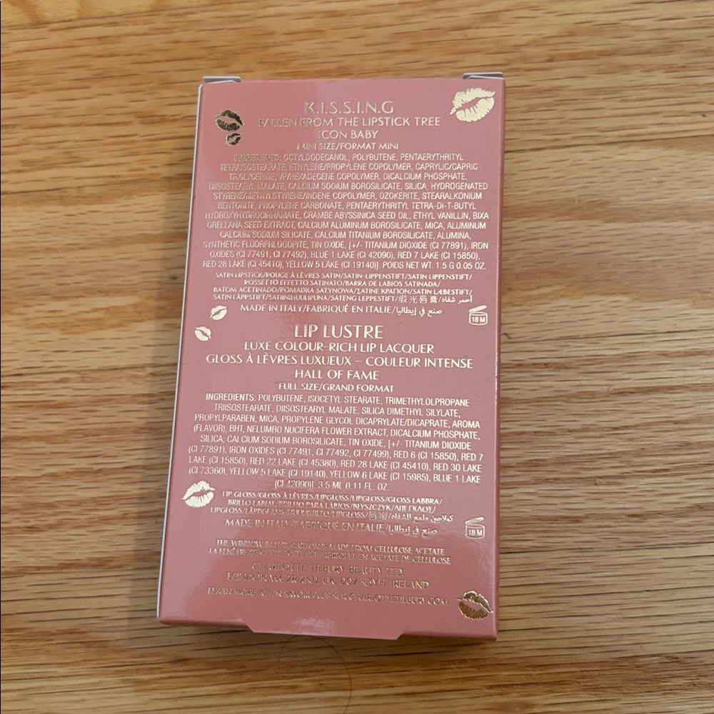 Charlotte Tilbury Kissing Lipstick Icon Baby & Lip Lustre Hall of Fame - Picture 2 of 6